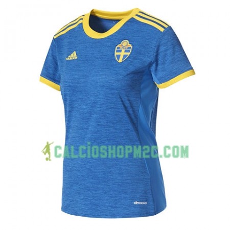 Svezia Maglia Trasferta Mondiali calcio femminile 2019 Manica Corta